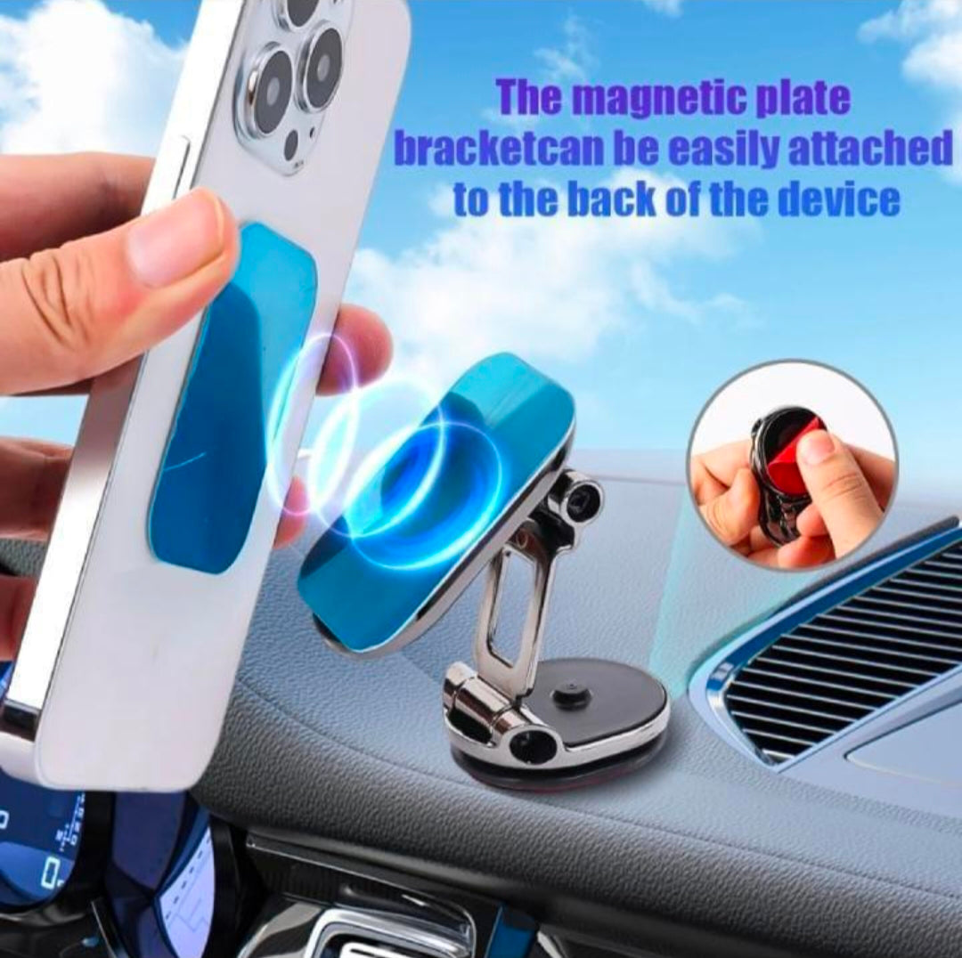 Magnetic Car Phone Holder - 360 Degree Rotatable